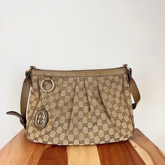 Pre-Owned Gucci GG‎ Canvas Sukey Shoulder Bag 296884 - Picture 2 of 12
